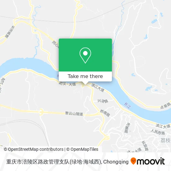 重庆市涪陵区路政管理支队(绿地·海域西) map
