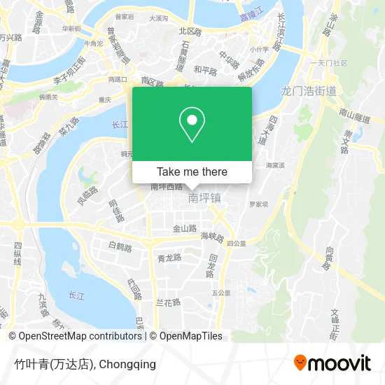 竹叶青(万达店) map