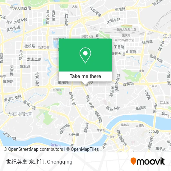 世纪英皇-东北门 map