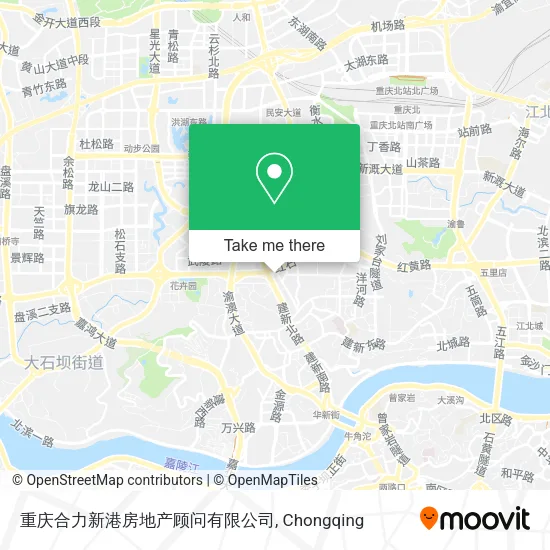 重庆合力新港房地产顾问有限公司 map