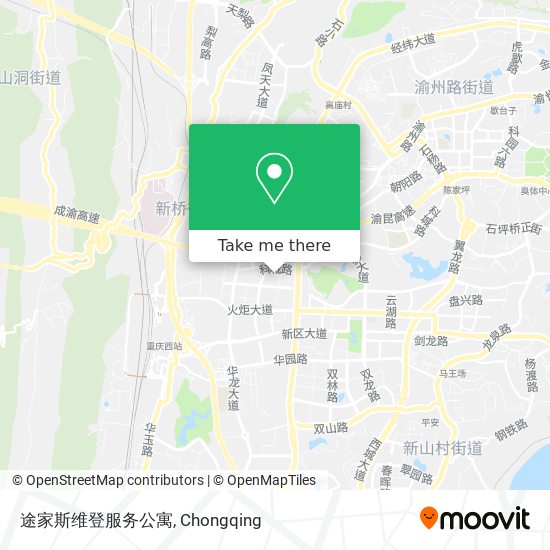 途家斯维登服务公寓 map