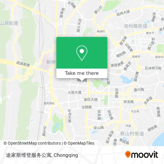 途家斯维登服务公寓 map