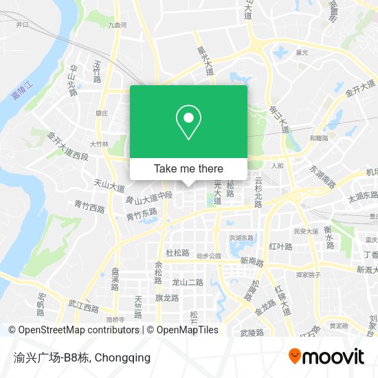 渝兴广场-B8栋 map