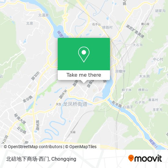 北碚地下商场-西门 map
