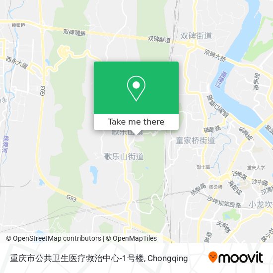 重庆市公共卫生医疗救治中心-1号楼 map