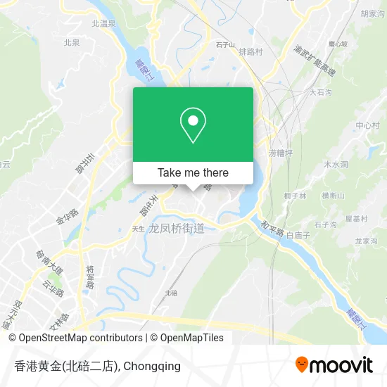 香港黄金(北碚二店) map