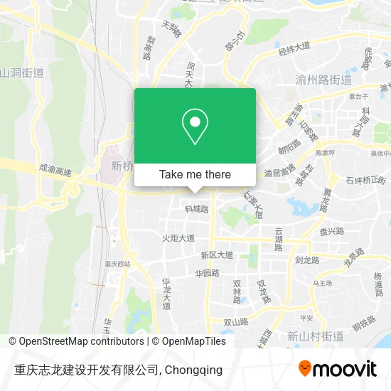 重庆志龙建设开发有限公司 map