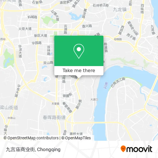 九宫庙商业街 map