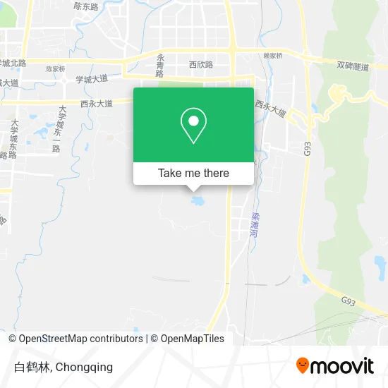 白鹤林 map