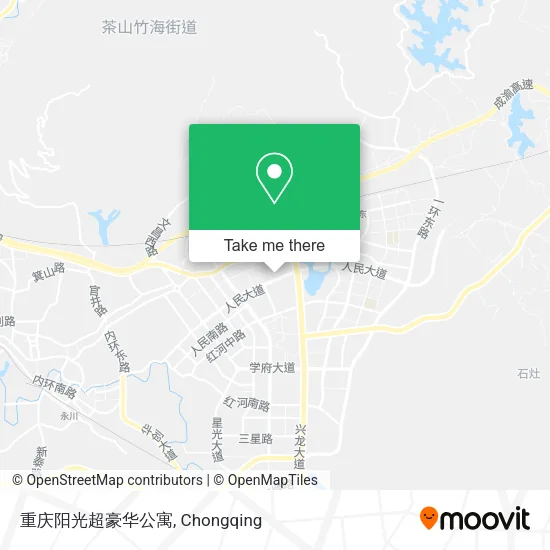 重庆阳光超豪华公寓 map