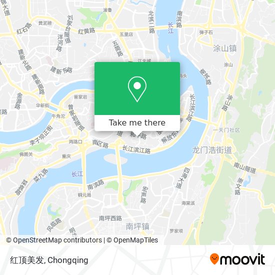 红顶美发 map