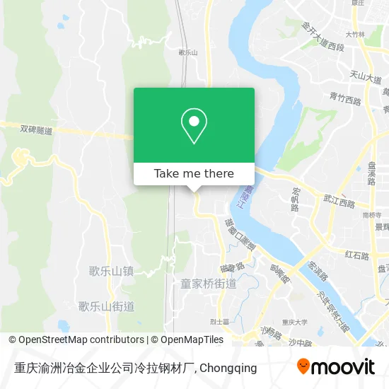 重庆渝洲冶金企业公司冷拉钢材厂 map