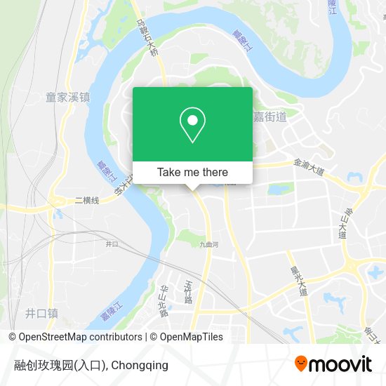 融创玫瑰园(入口) map