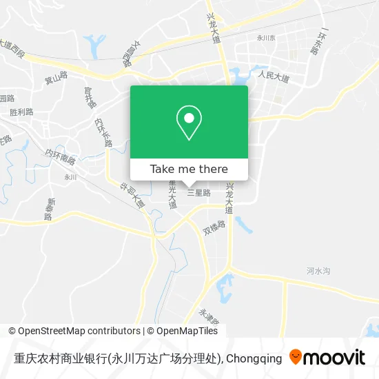 重庆农村商业银行(永川万达广场分理处) map