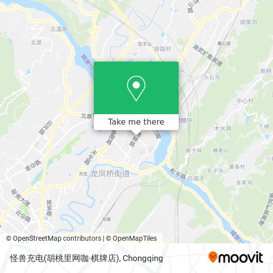 怪兽充电(胡桃里网咖·棋牌店) map