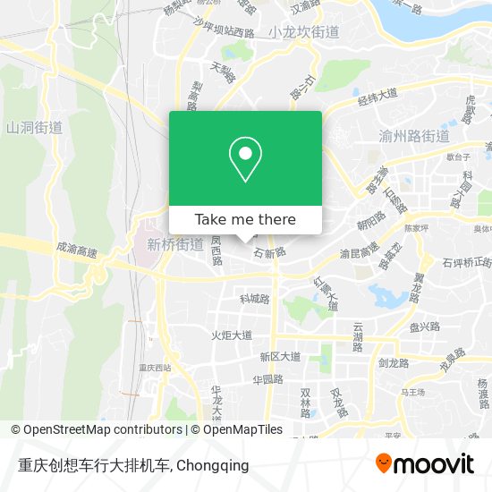 重庆创想车行大排机车 map