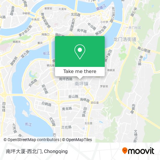 南坪大厦-西北门 map