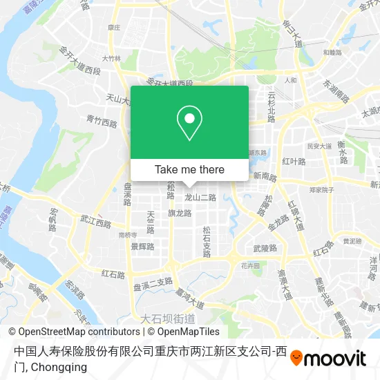 中国人寿保险股份有限公司重庆市两江新区支公司-西门 map