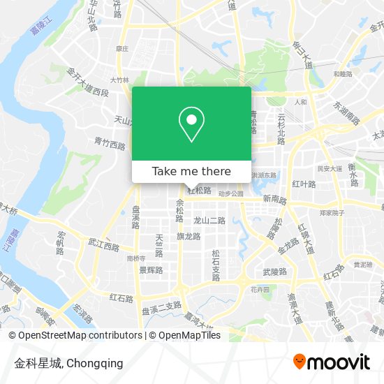 金科星城 map