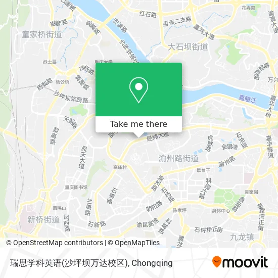 瑞思学科英语(沙坪坝万达校区) map
