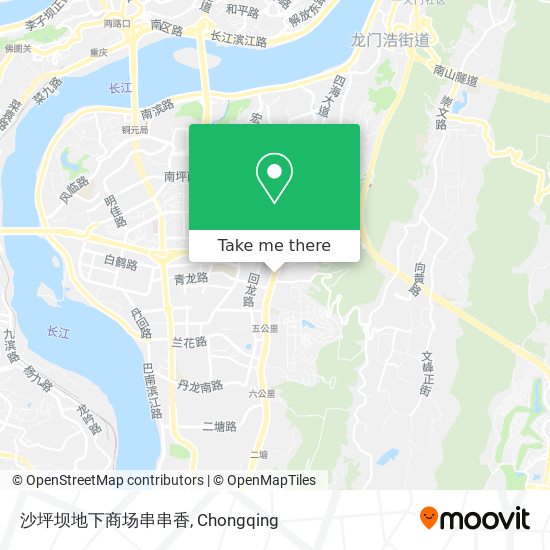 沙坪坝地下商场串串香 map