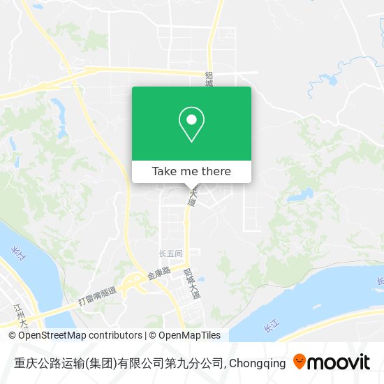 重庆公路运输(集团)有限公司第九分公司 map