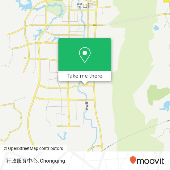 行政服务中心 map