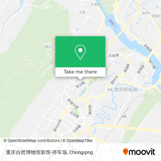 重庆自然博物馆新馆-停车场 map