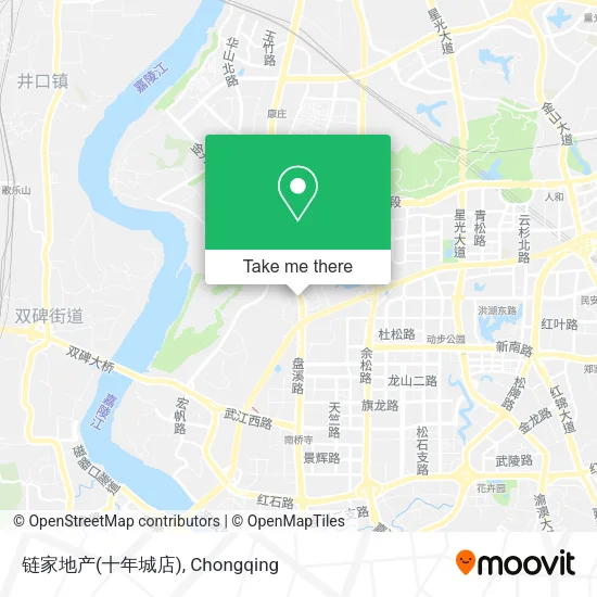 链家地产(十年城店) map