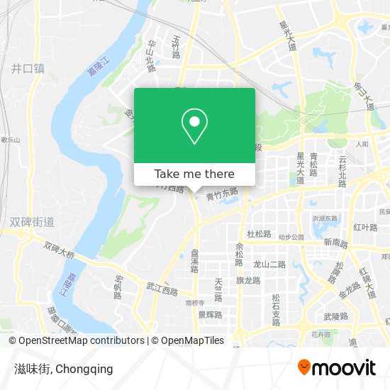 滋味街 map