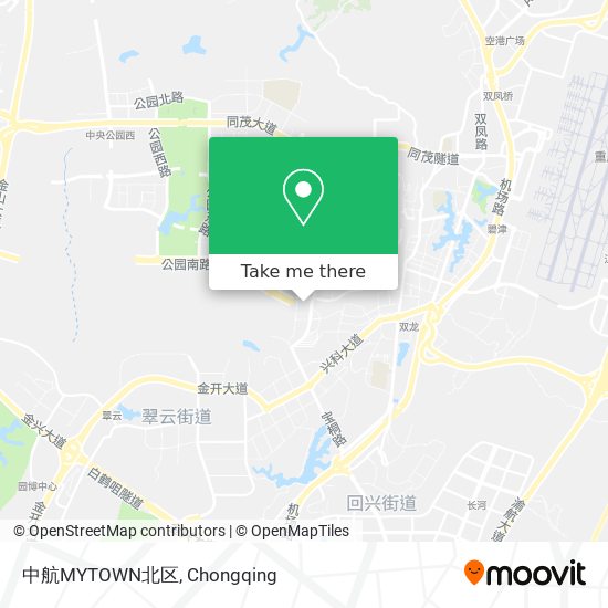 中航MYTOWN北区 map