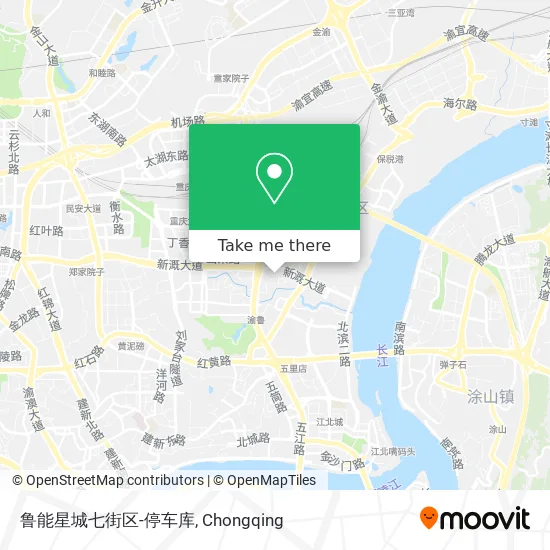 鲁能星城七街区-停车库 map