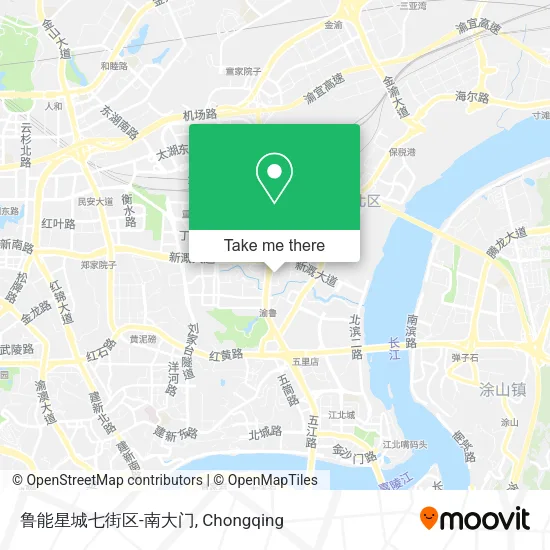鲁能星城七街区-南大门 map