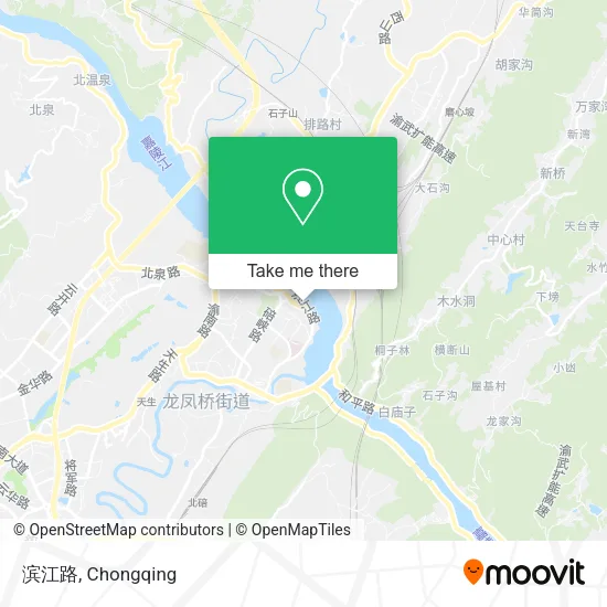 滨江路 map