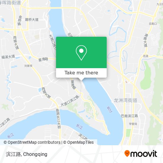 滨江路 map