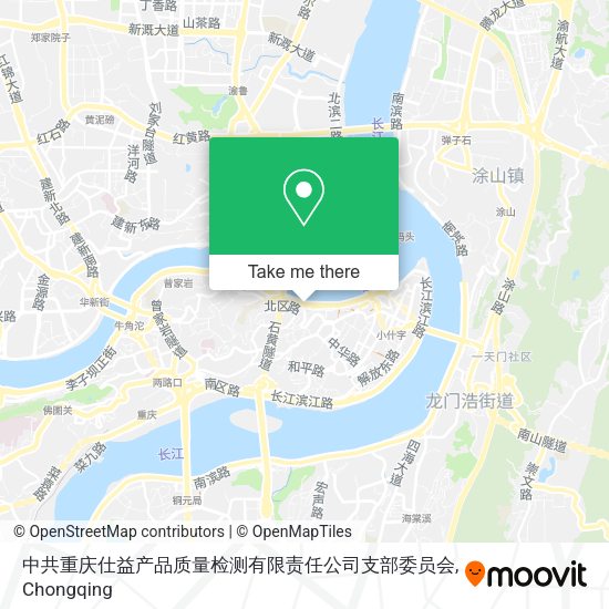 中共重庆仕益产品质量检测有限责任公司支部委员会 map