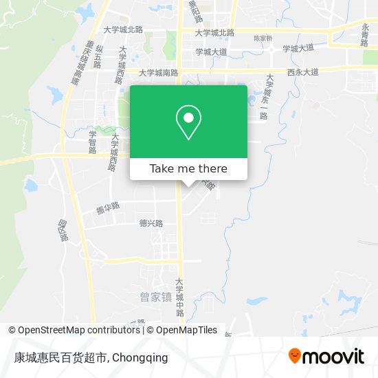 康城惠民百货超市 map