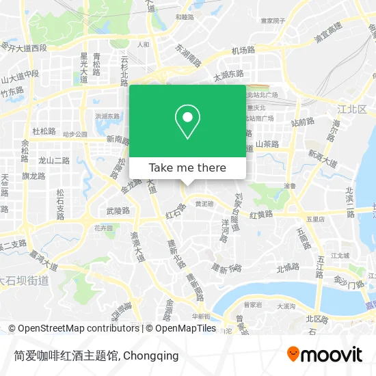 简爱咖啡红酒主题馆 map