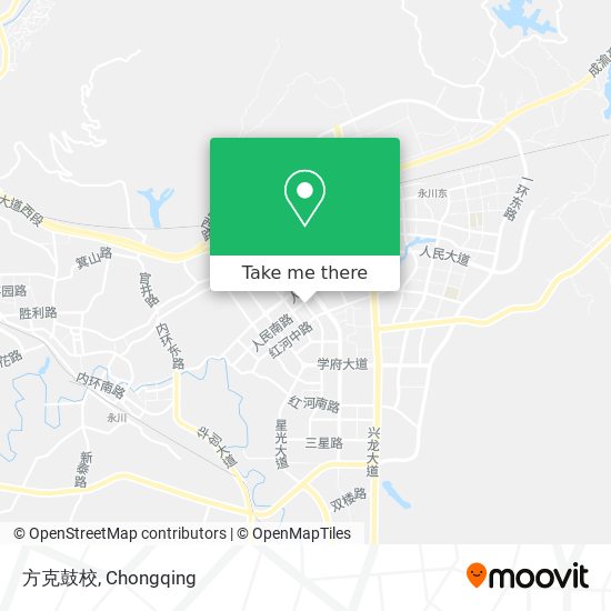 方克鼓校 map