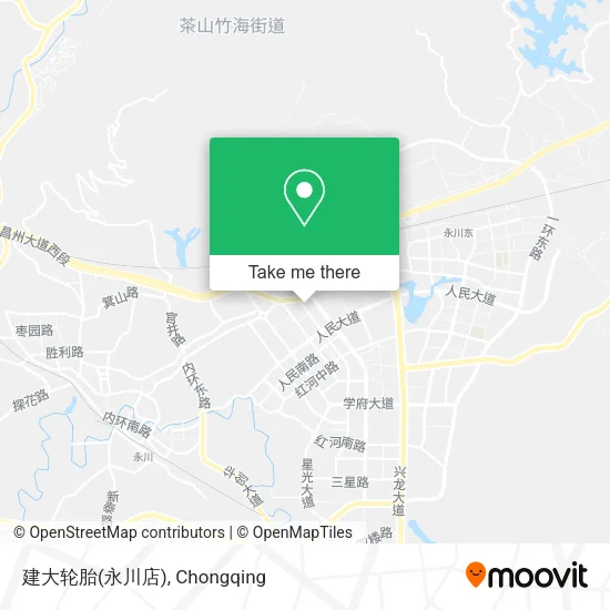 建大轮胎(永川店) map