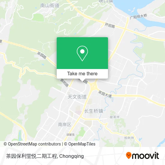 茶园保利堂悦二期工程 map