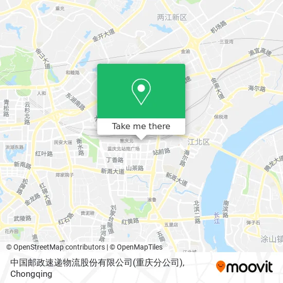 中国邮政速递物流股份有限公司(重庆分公司) map