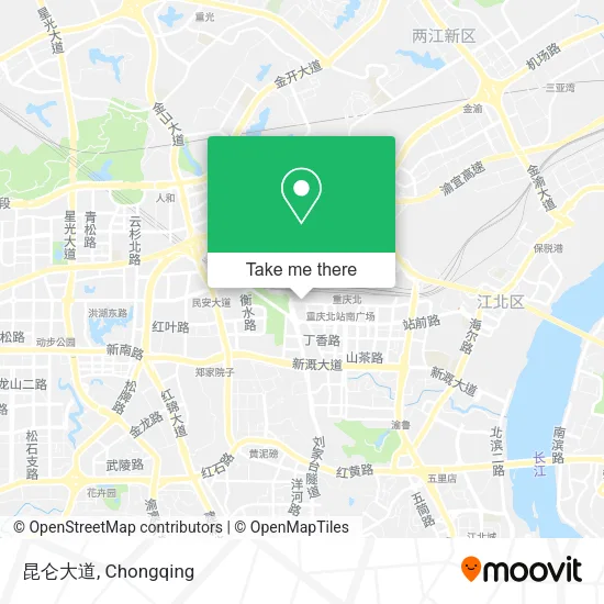 昆仑大道 map