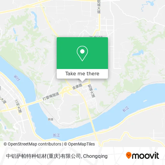 中铝萨帕特种铝材(重庆)有限公司 map