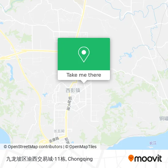 九龙坡区渝西交易城-11栋 map