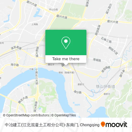 中冶建工(江北混凝土工程分公司)-东南门 map