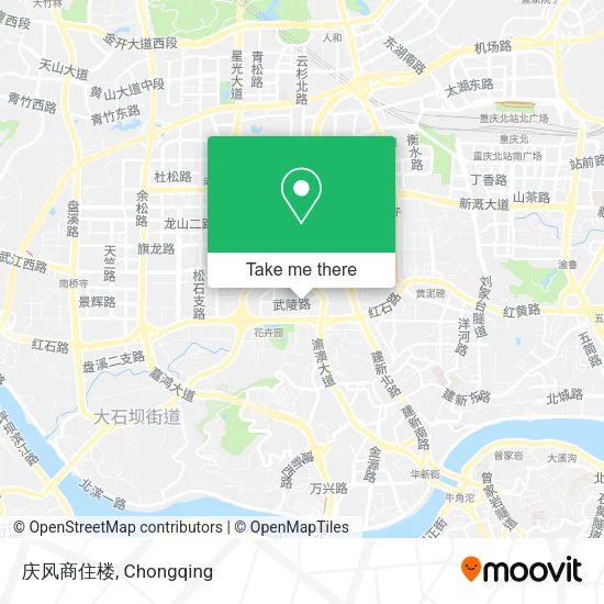 庆风商住楼 map