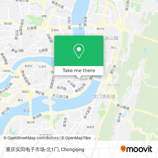 重庆实田电子市场-北1门 map