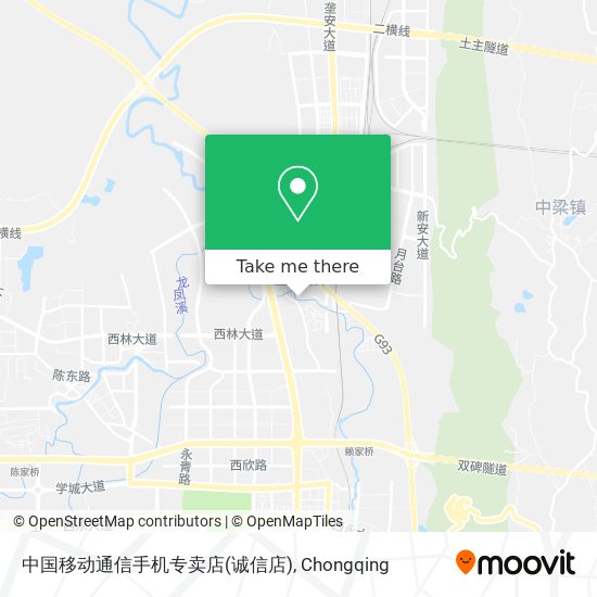 中国移动通信手机专卖店(诚信店) map