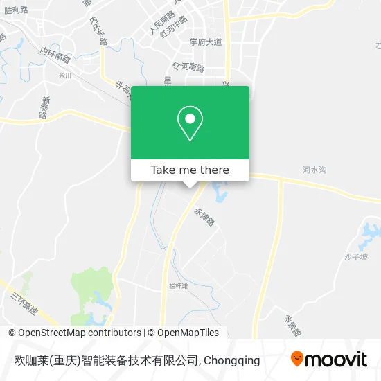 欧咖莱(重庆)智能装备技术有限公司 map